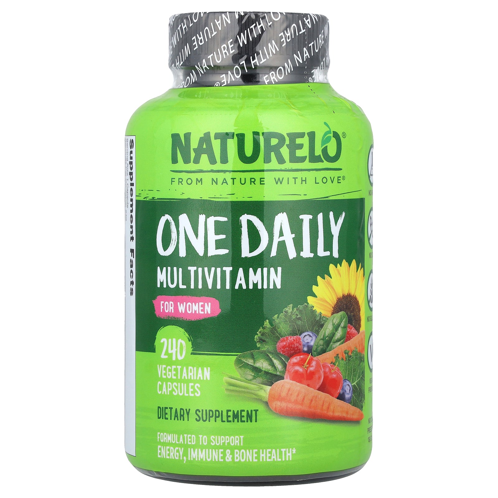 NATURELO, One Daily Multivitamin, For Women, 240 Vegetarian Capsules