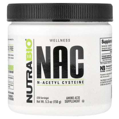 NutraBio, NAC, 5.3 oz (150 g)