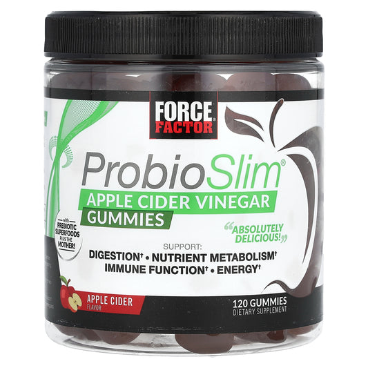 Force Factor, ProbioSlim®, Apple Cider Vinegar Gummies, 120 Gummies