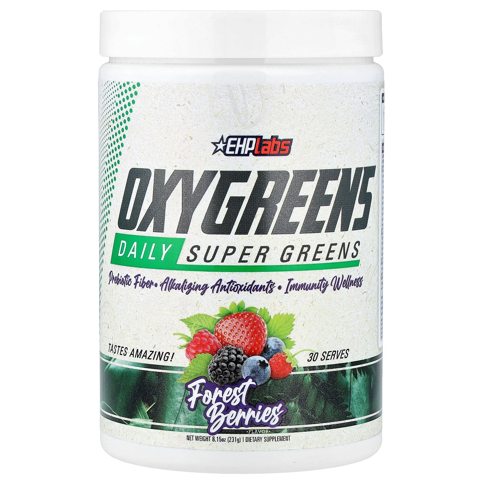 EHPlabs, OxyGreens, Daily Super Greens, Forest Berries, 8.15 oz (231 g)