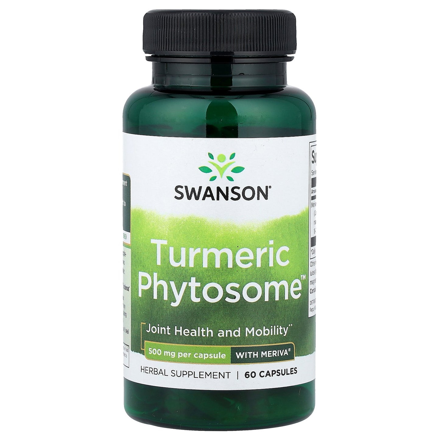 Swanson, Turmeric Phytosome™ with Meriva®, 500 mg, 60 Capsules