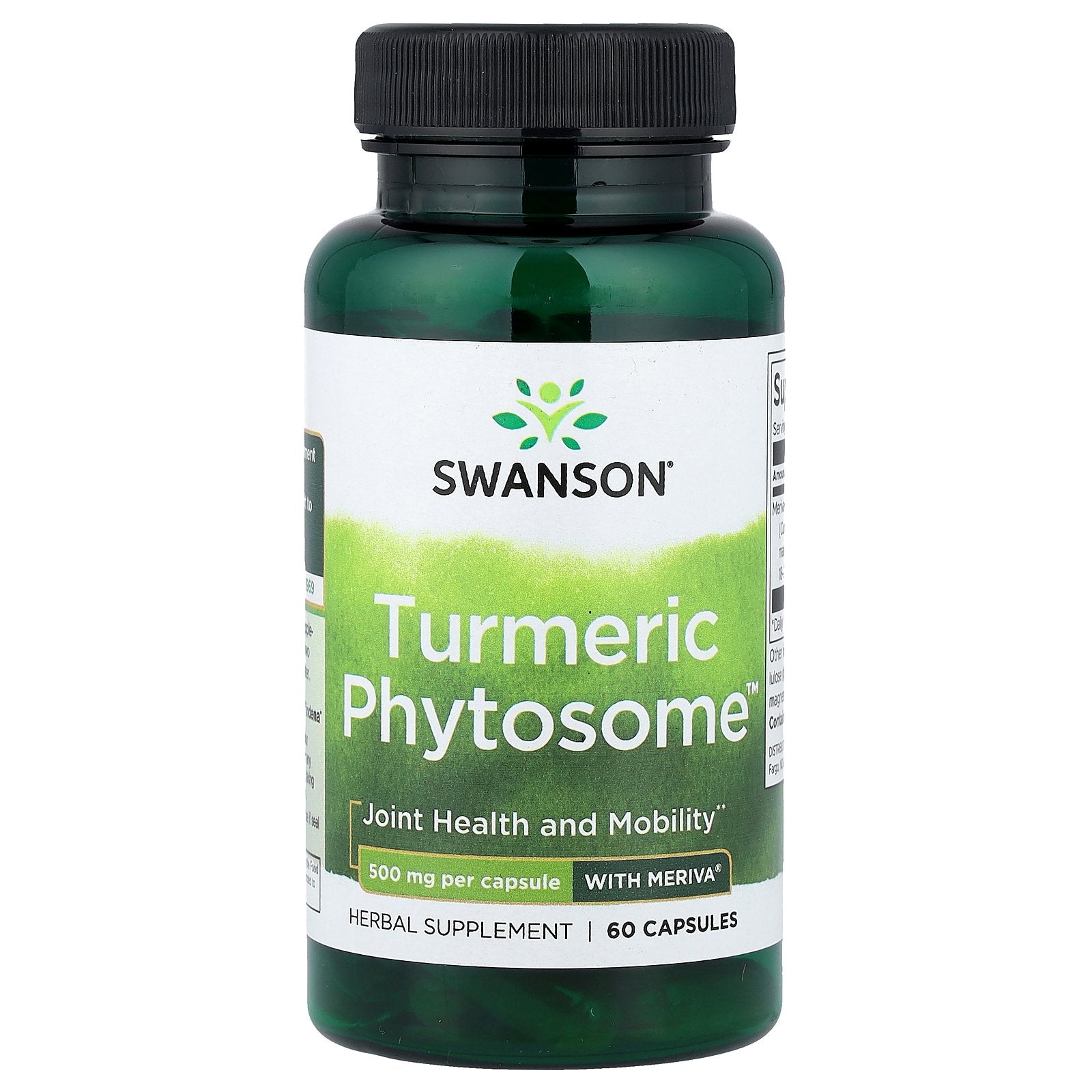 Swanson, Turmeric Phytosome™ with Meriva®, 500 mg, 60 Capsules
