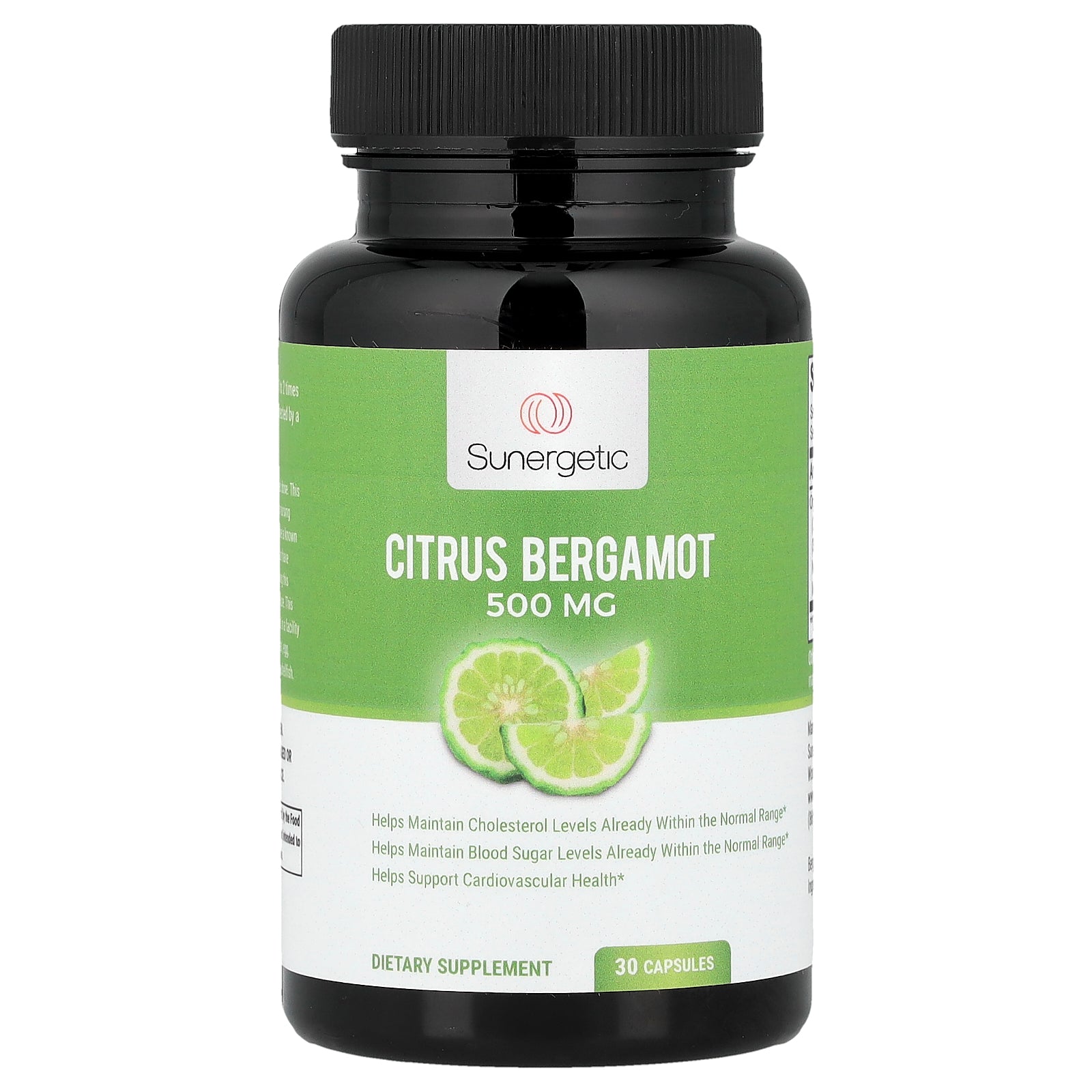 Sunergetic, Citrus Bergamot, 500 mg , 30 Capsules