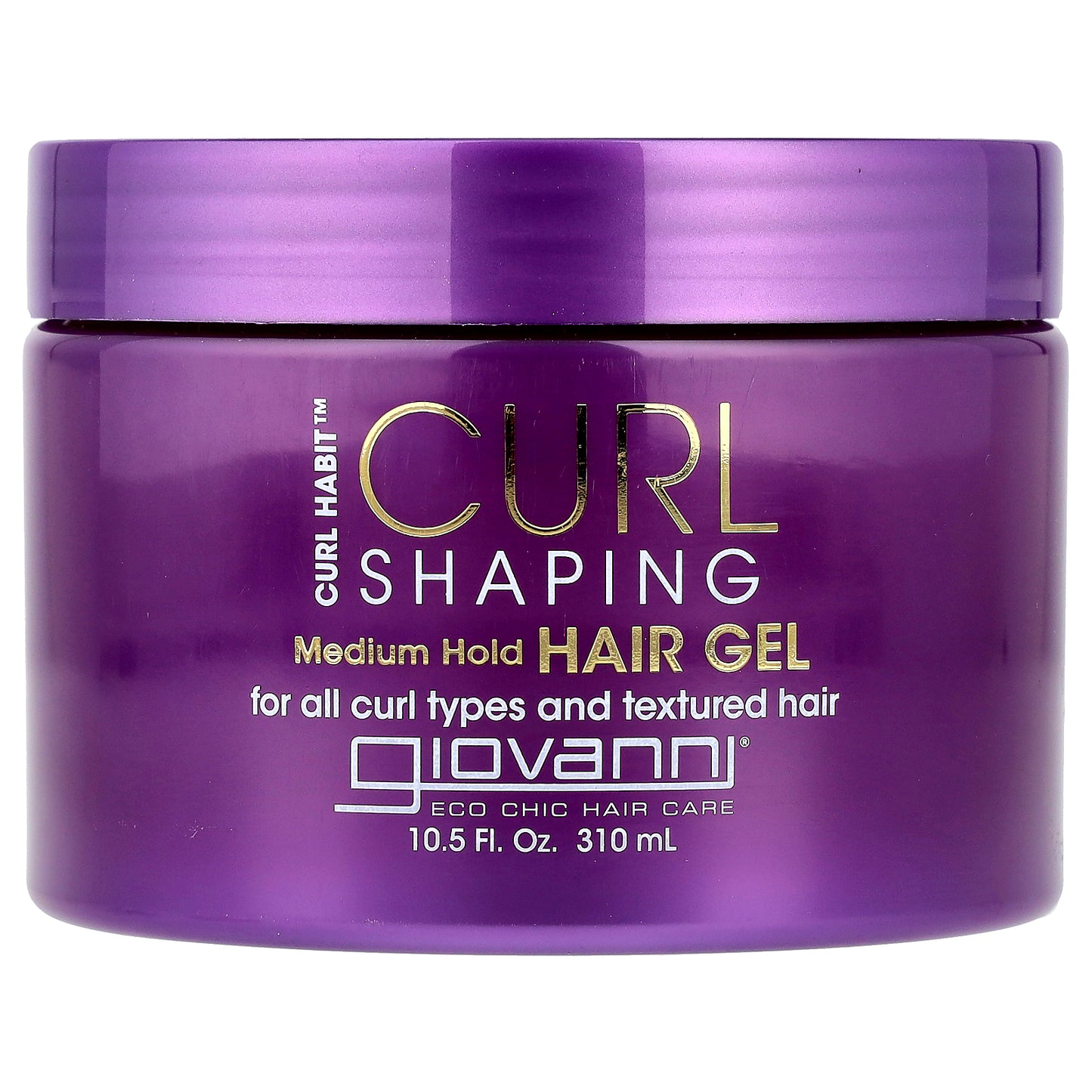 Giovanni, Curl Habit™, Curl Shaping Hair Gel, Medium Hold, For All Curl Types and Textured Hair, 10.5 fl oz (310 ml)
