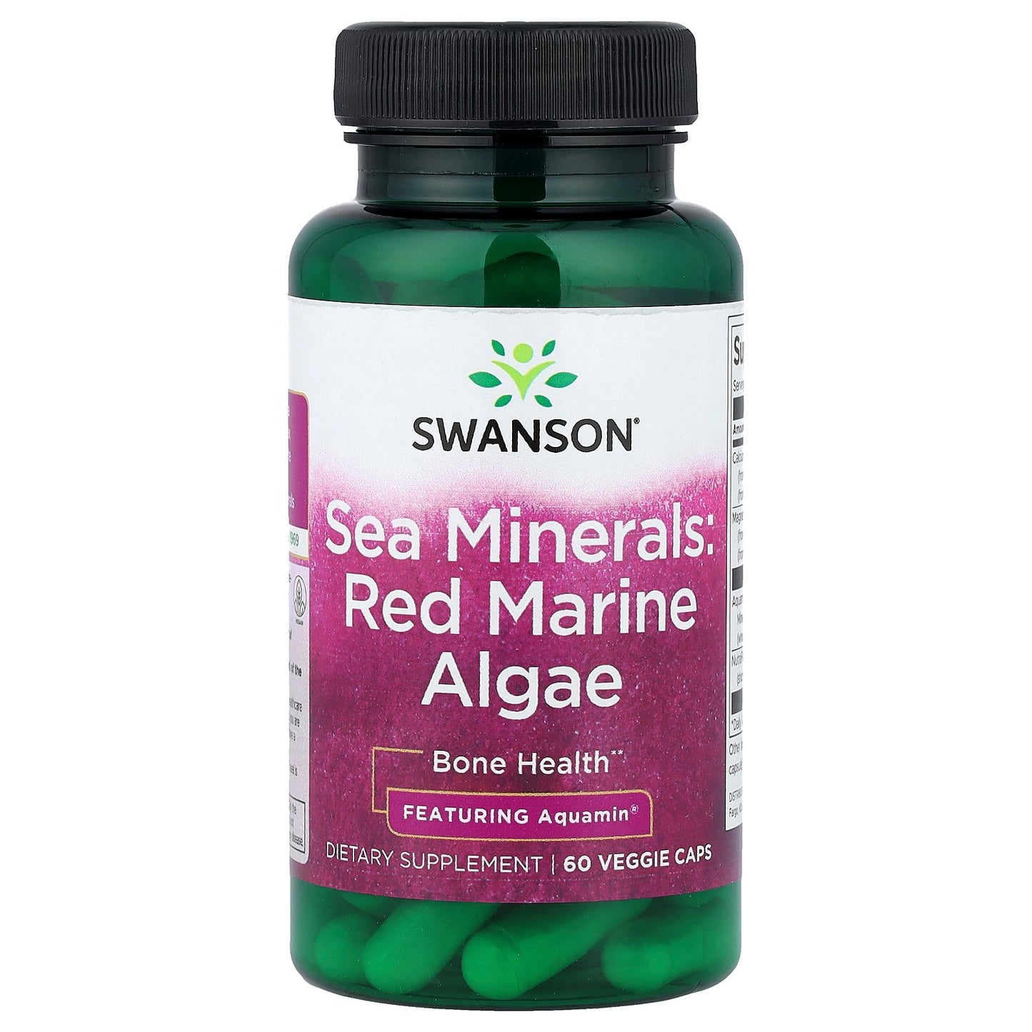 Swanson, Sea Minerals, Red Marine Algae, 60 Veggie Caps