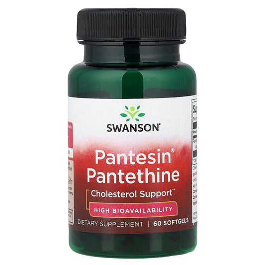 Swanson, Pantesin® Pantethine, 60 Softgels (300 mg Per softgel)