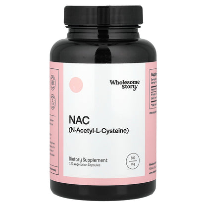 Wholesome Story, NAC, 120 Vegetarian Capsules (600 mg per Capsule)