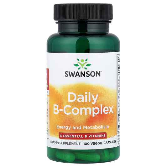 Swanson, Daily B-Complex, 100 Veggie Capsules
