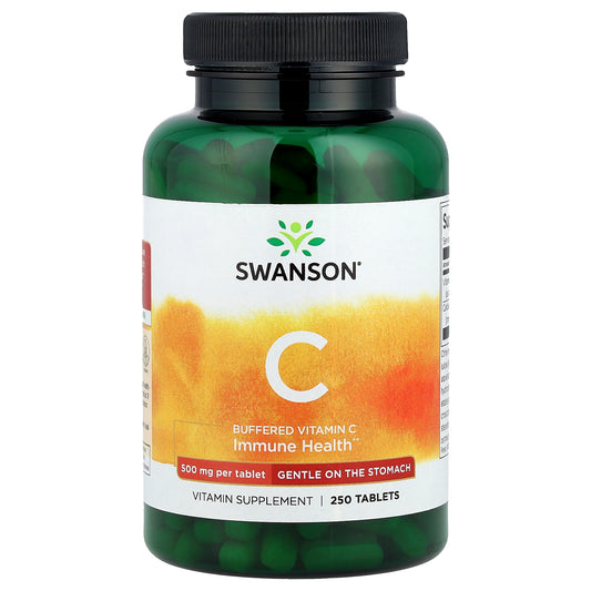 Swanson, Buffered Vitamin C, 250 Tablets