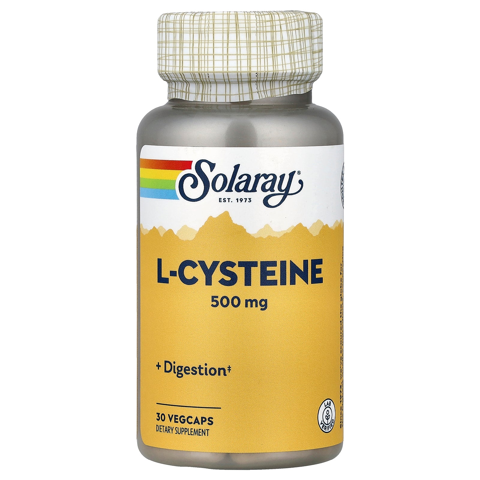 Solaray, L-Cysteine, 500 mg, 30 VegCaps