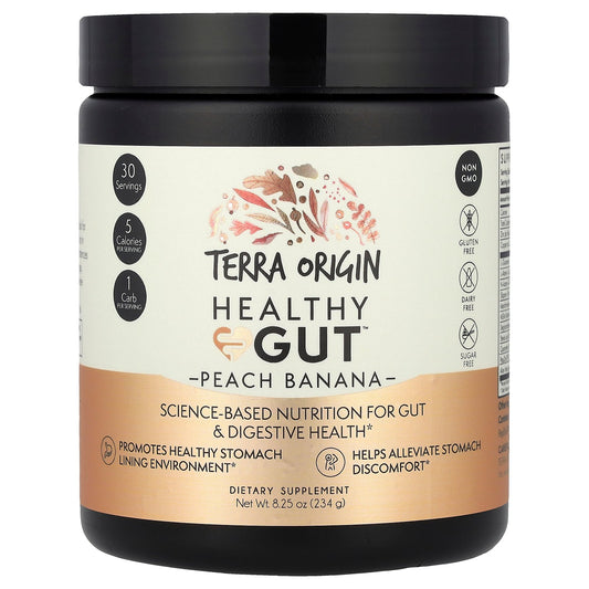 Terra Origin, Healthy Gut™, Peach Banana, 8.25 oz (234 g)
