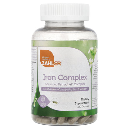 Zahler, Iron Complex, Advanced Ferrochel® Complex, 250 Capsules