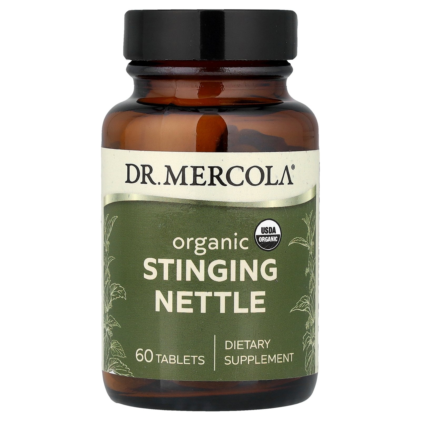 Dr. Mercola, Organic Stinging Nettle, 60 Tablets (500 mg per Tablet)