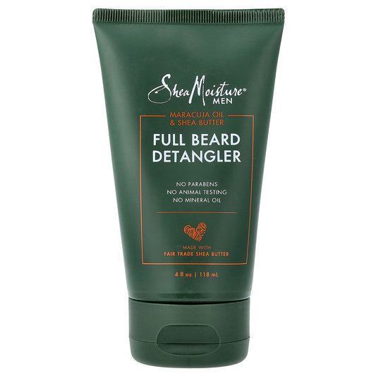 SheaMoisture, Men, Full Beard Detangler, Maracuja Oil & Shea Butter, 4 fl oz (118 ml)