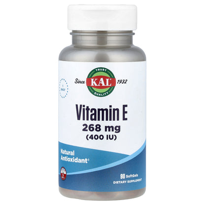 KAL, Vitamin E, 268 mg (400 IU), 90 SoftGels