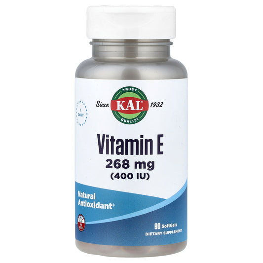KAL, Vitamin E, 268 mg (400 IU), 90 SoftGels