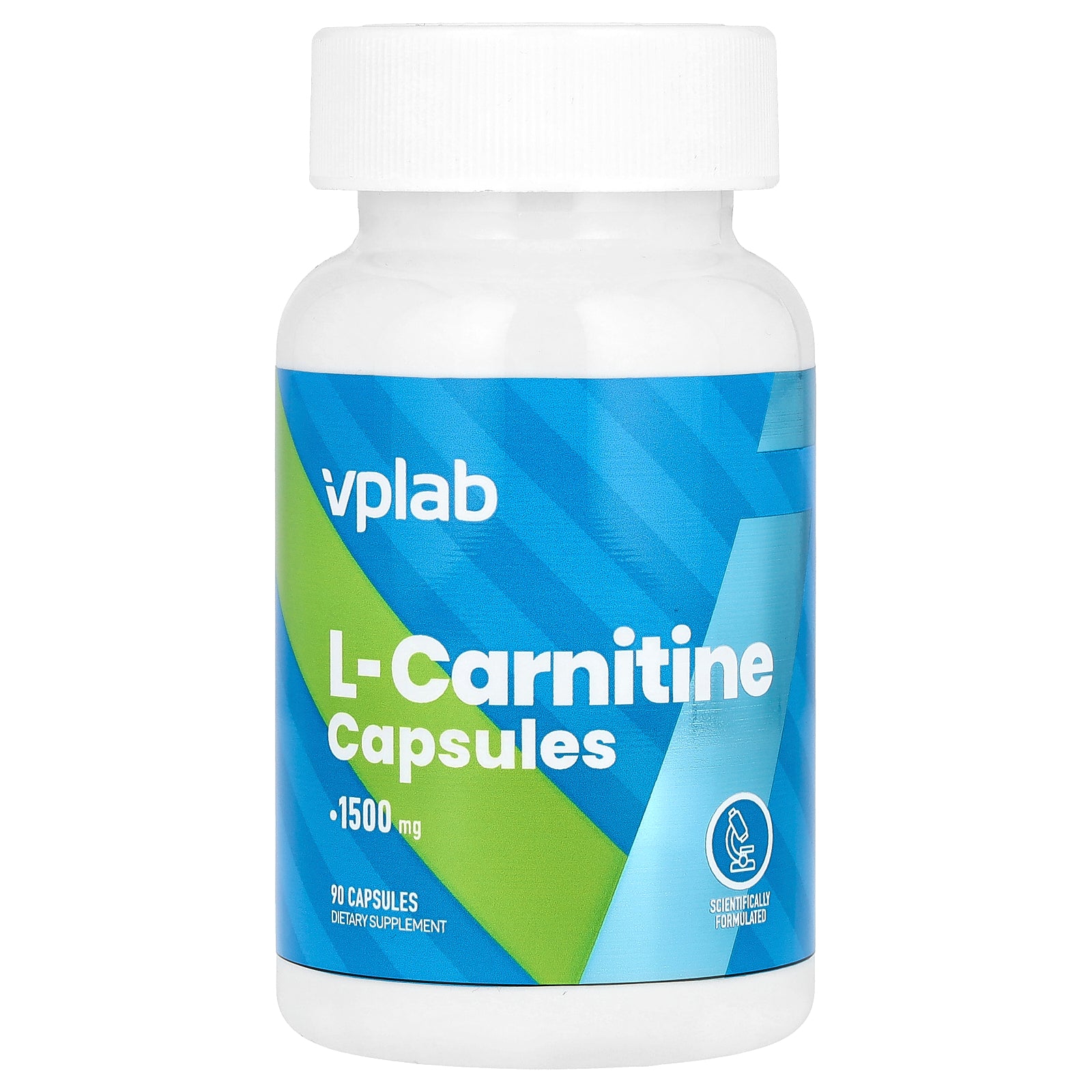 Vplab, L-Carnitine, 1,500 mg, 90 Capsules (500 mg per Capsule)