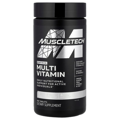 MuscleTech, Platinum Multi Vitamin, 180 Tablets