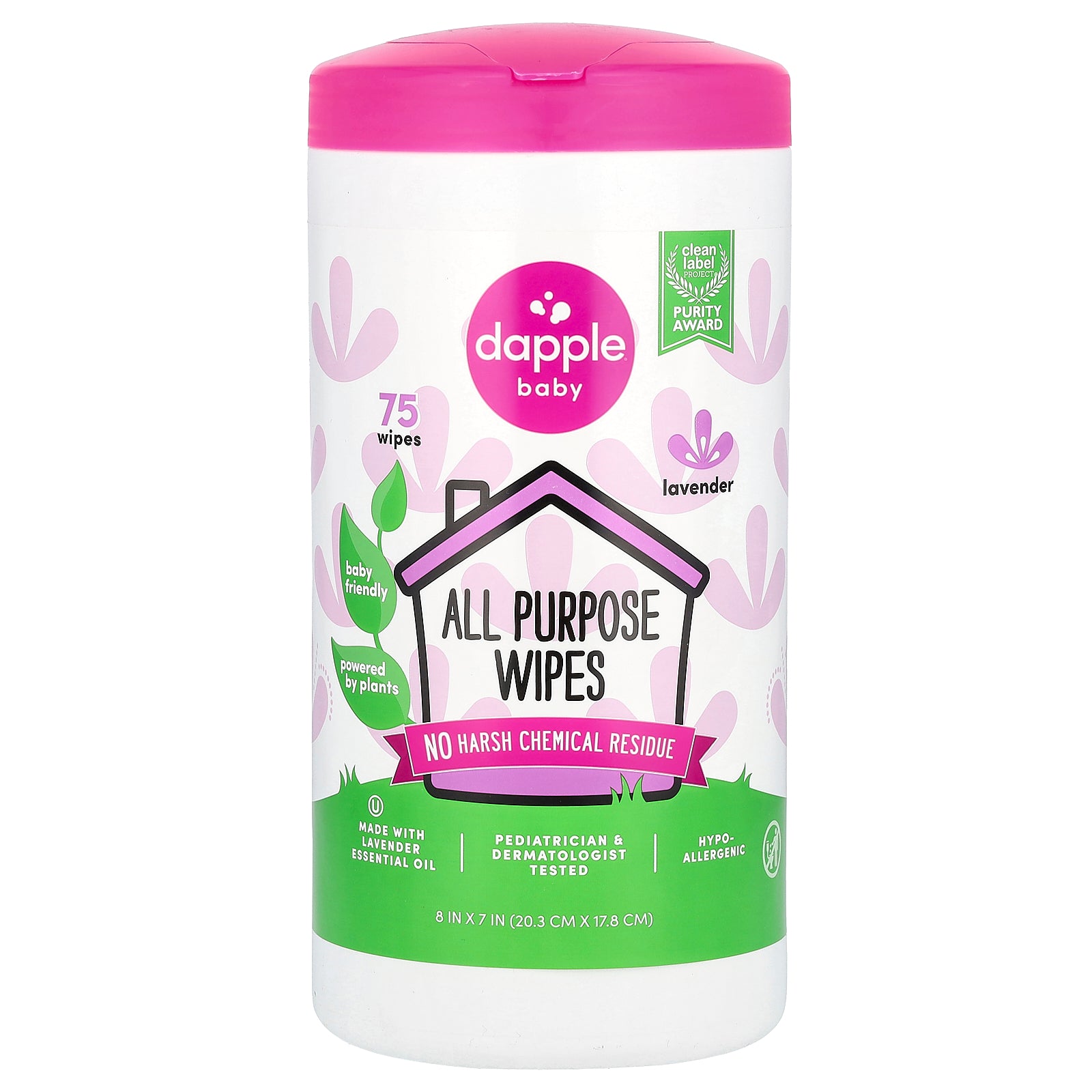 Dapple Baby, All Purpose Wipes, Lavender, 75 Wipes