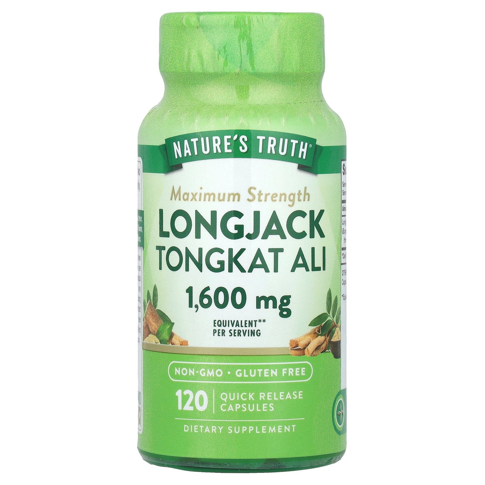 Nature's Truth, Longjack Tongkat Ali, Maximum Strength, 120 Quick Release Capsules (800 mg per Capsule)