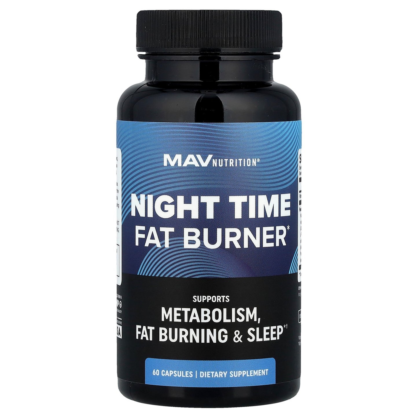 MAV Nutrition, Night Time Fat Burner , 60 Capsules