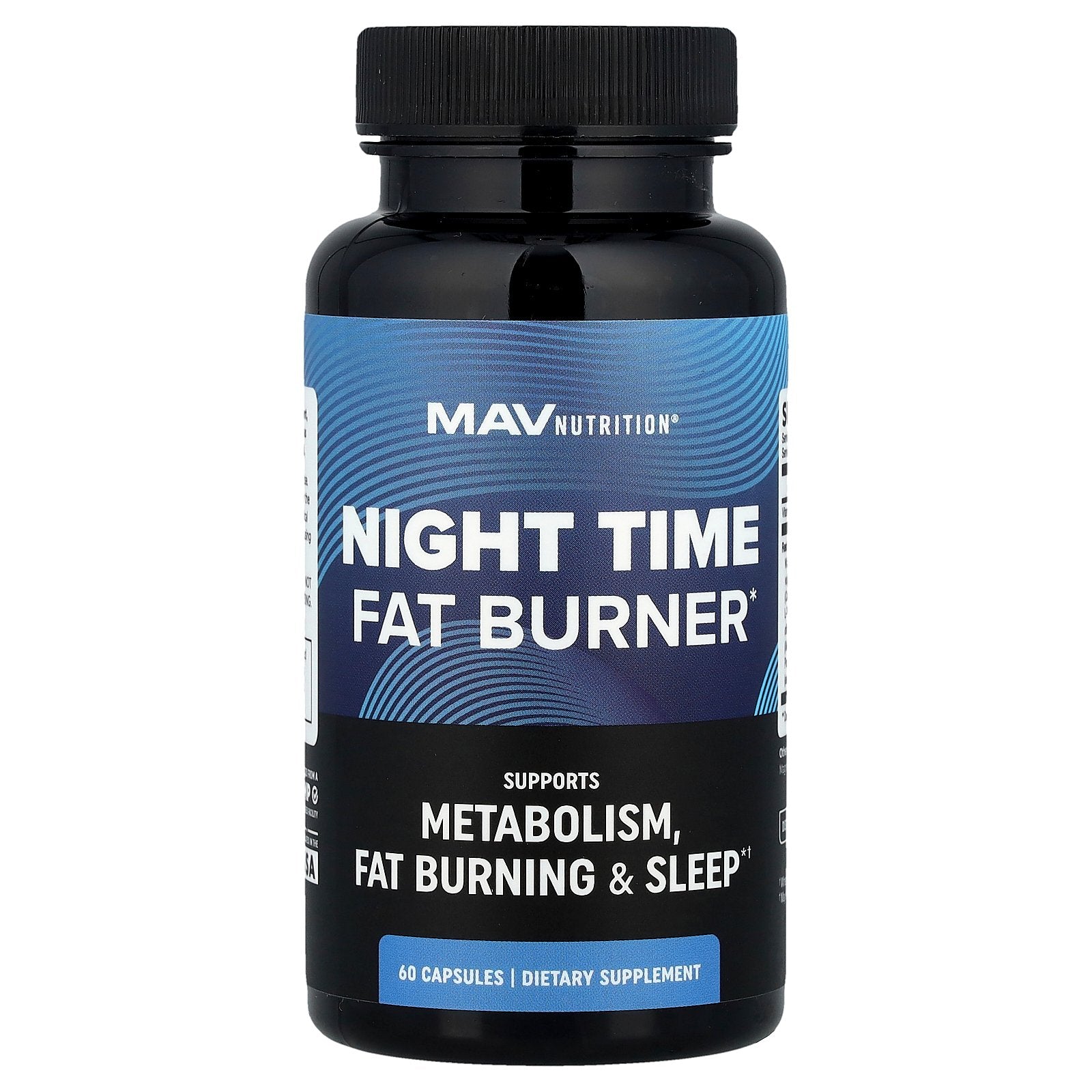 MAV Nutrition, Night Time Fat Burner , 60 Capsules