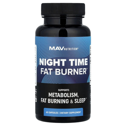 MAV Nutrition, Night Time Fat Burner , 60 Capsules