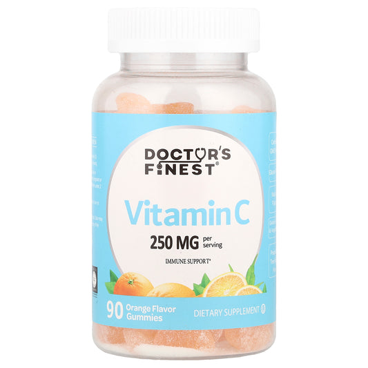 Doctor's Finest, Vitamin C Gummies, Orange, 90 Gummies (125 mg per Gummy)