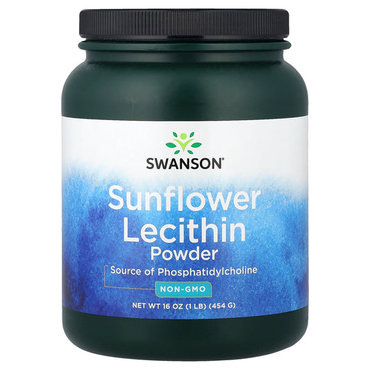 Swanson, Sunflower Lecithin Powder, 1 lb (454 g)