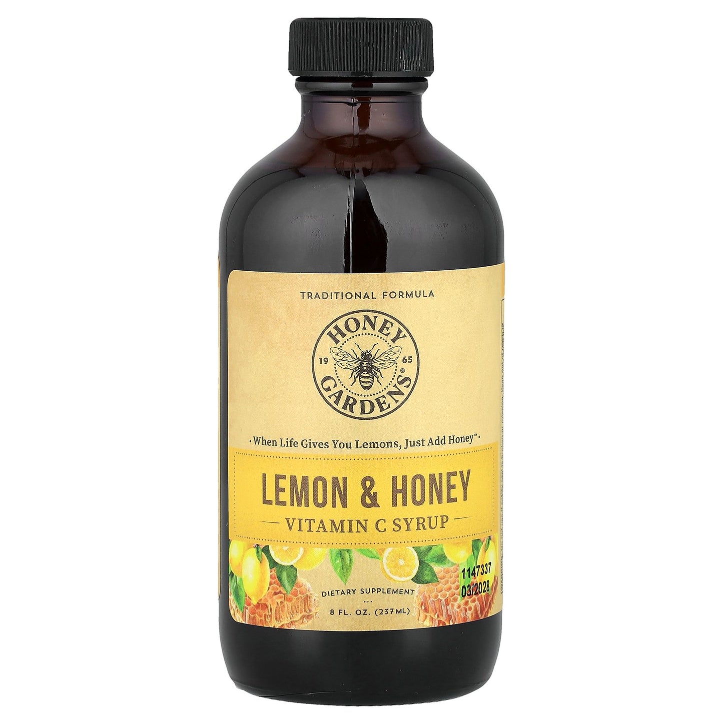 Zand, Vitamin C Syrup, Lemon & Honey, 8 fl oz (237 ml)