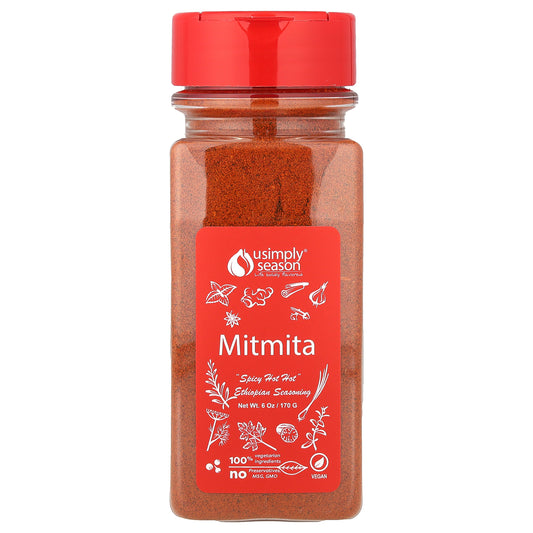USimplySeason, Ethiopian Seasoning, Mitmita, 6 oz (170 g)