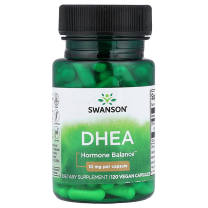 Swanson, DHEA, 10 mg, 120 Vegan Capsules