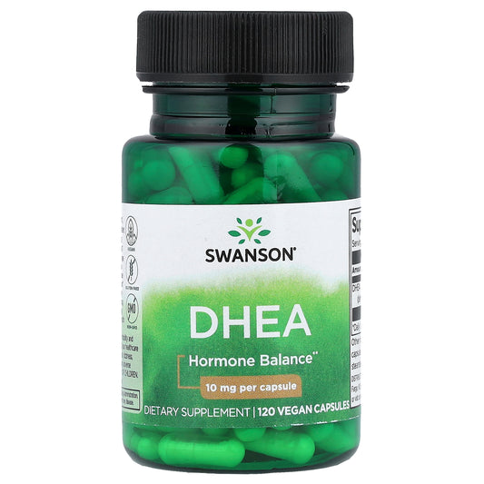 Swanson, DHEA, 10 mg, 120 Vegan Capsules