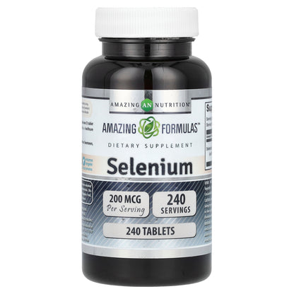 Amazing Nutrition, Selenium, 200 mcg, 240 Tablets