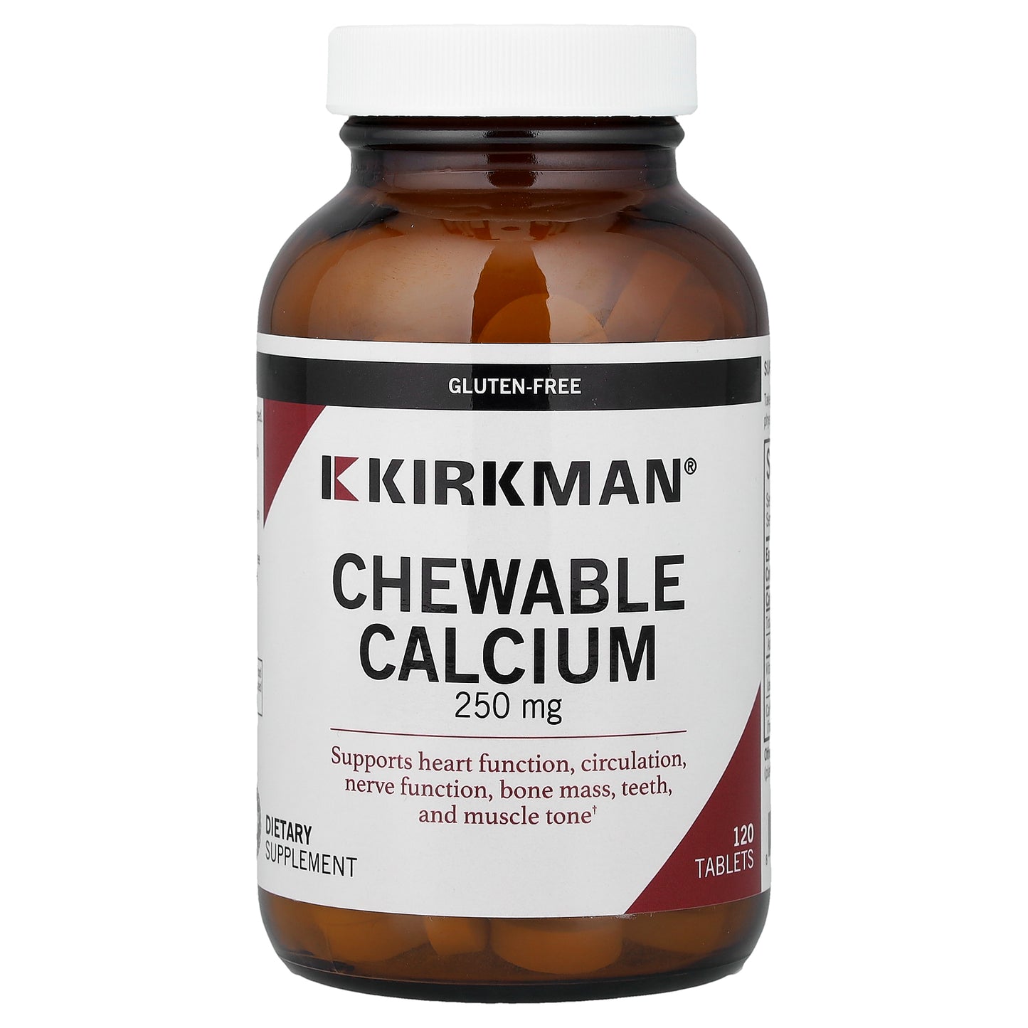 Kirkman Labs, Chewable Calcium, 120 Tablets