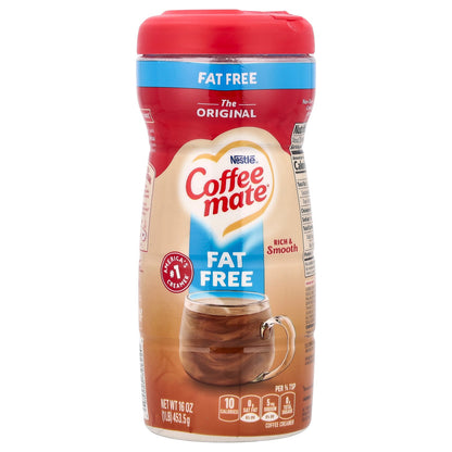 Coffee Mate, Powder Coffee Creamer, Fat Free, Original, 16 oz (453.5 g)