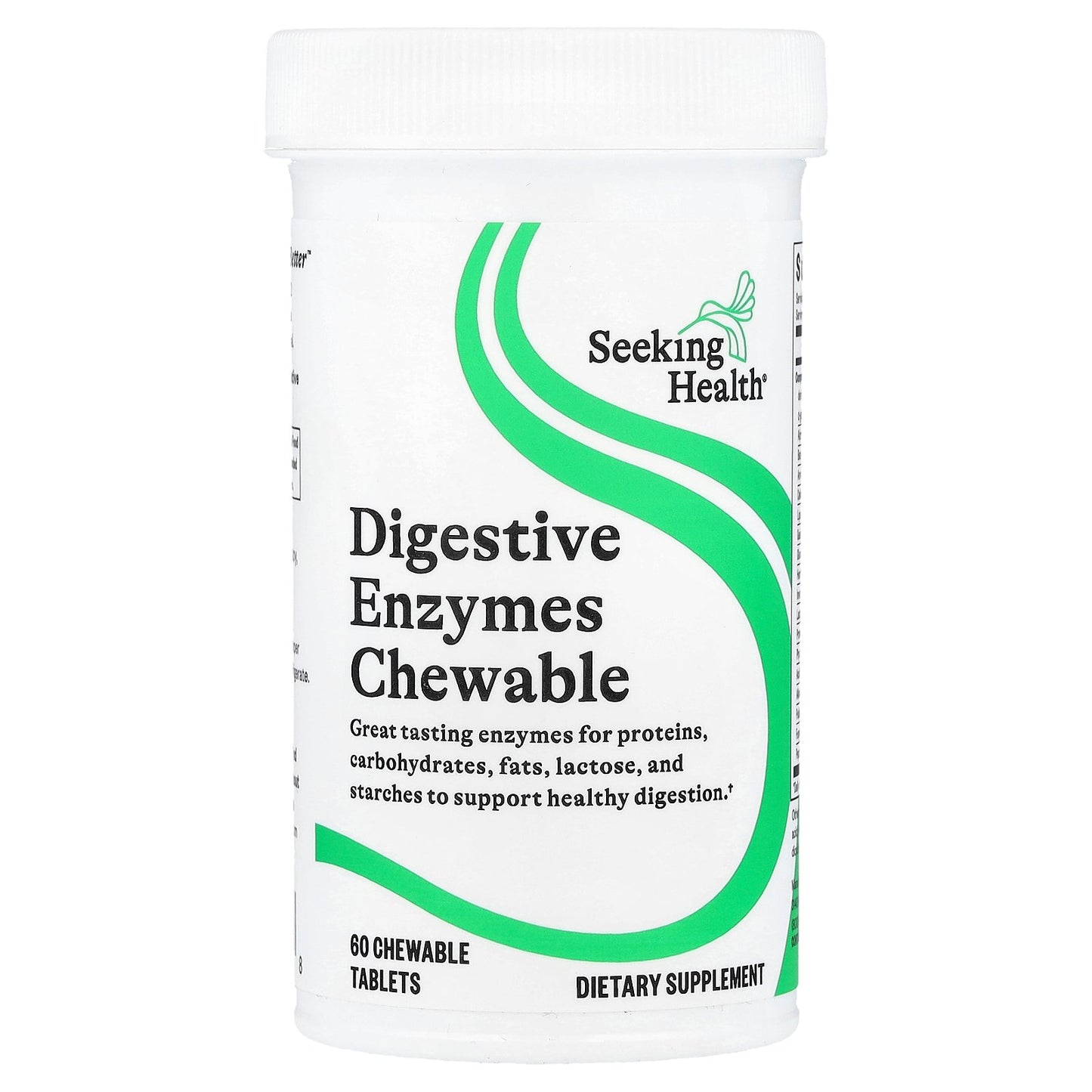 Seeking Health, Digestive Enzymes Chewable, 60 Chewable Tablets