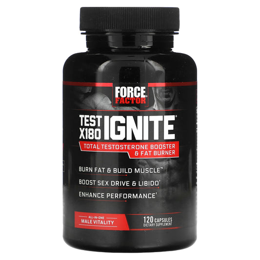 Force Factor, Test X180 Ignite®, 120 Capsules