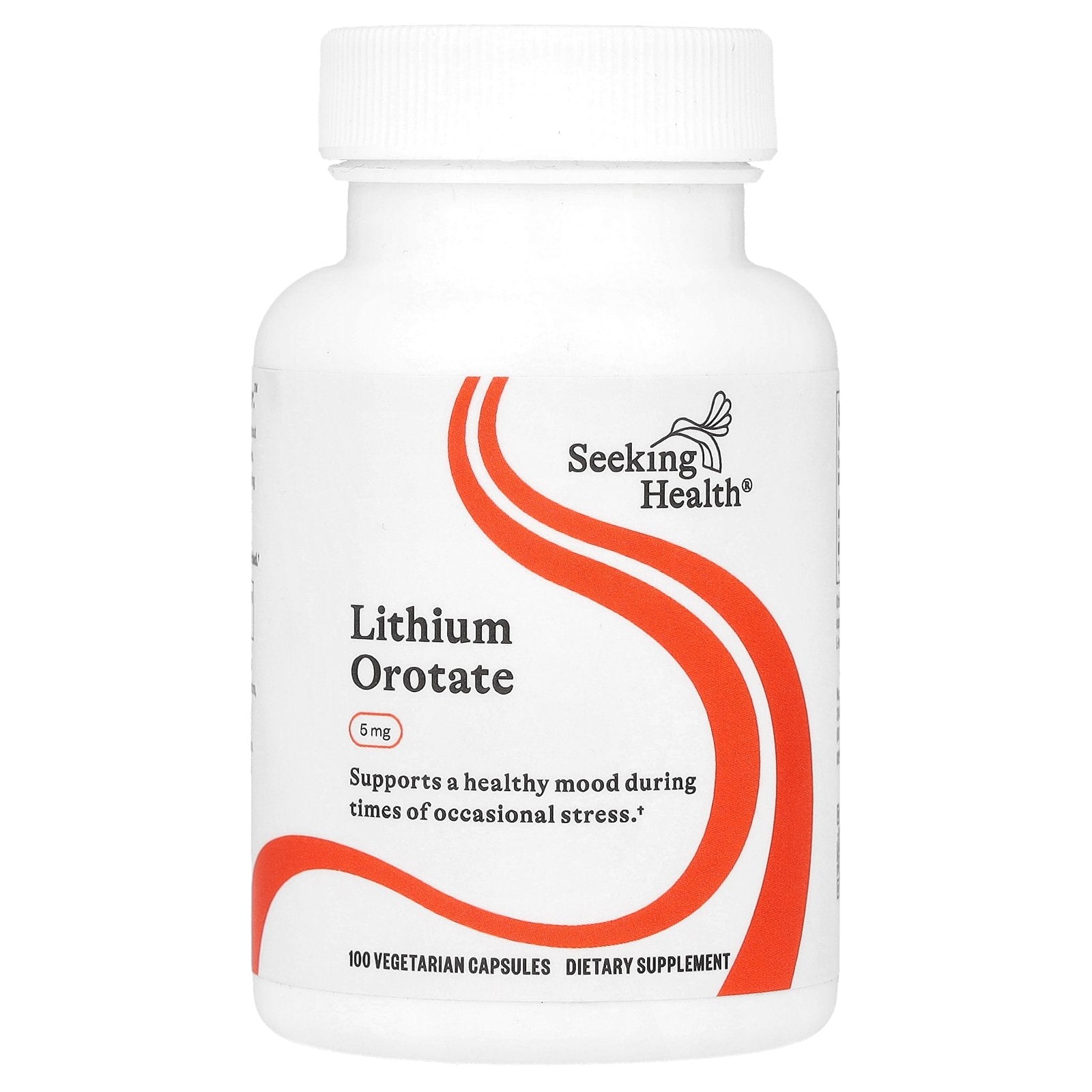 Seeking Health, Lithium Orotate, 5 mg, 100 Vegetarian Capsules