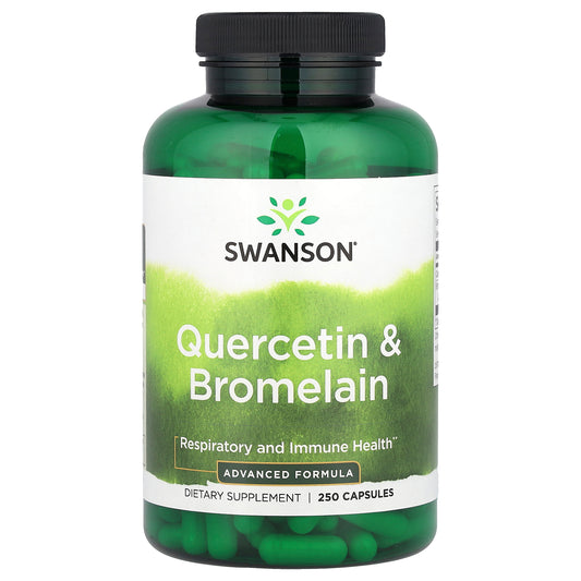 Swanson, Quercetin & Bromelain, 250 Capsules