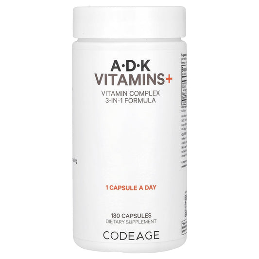 Codeage, A, D, K Vitamins+, 180 Capsules