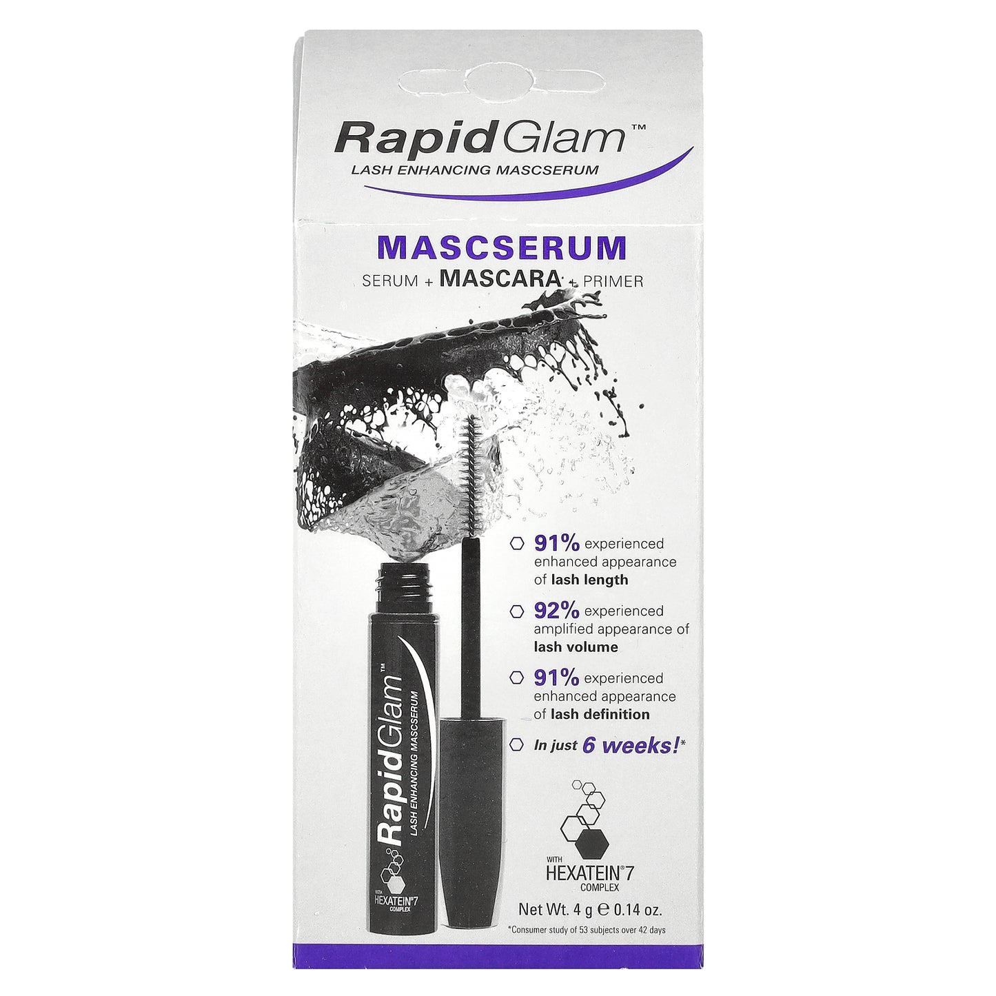 RapidLash, RapidGlam, Mascserum, 0.14 oz (4 g)