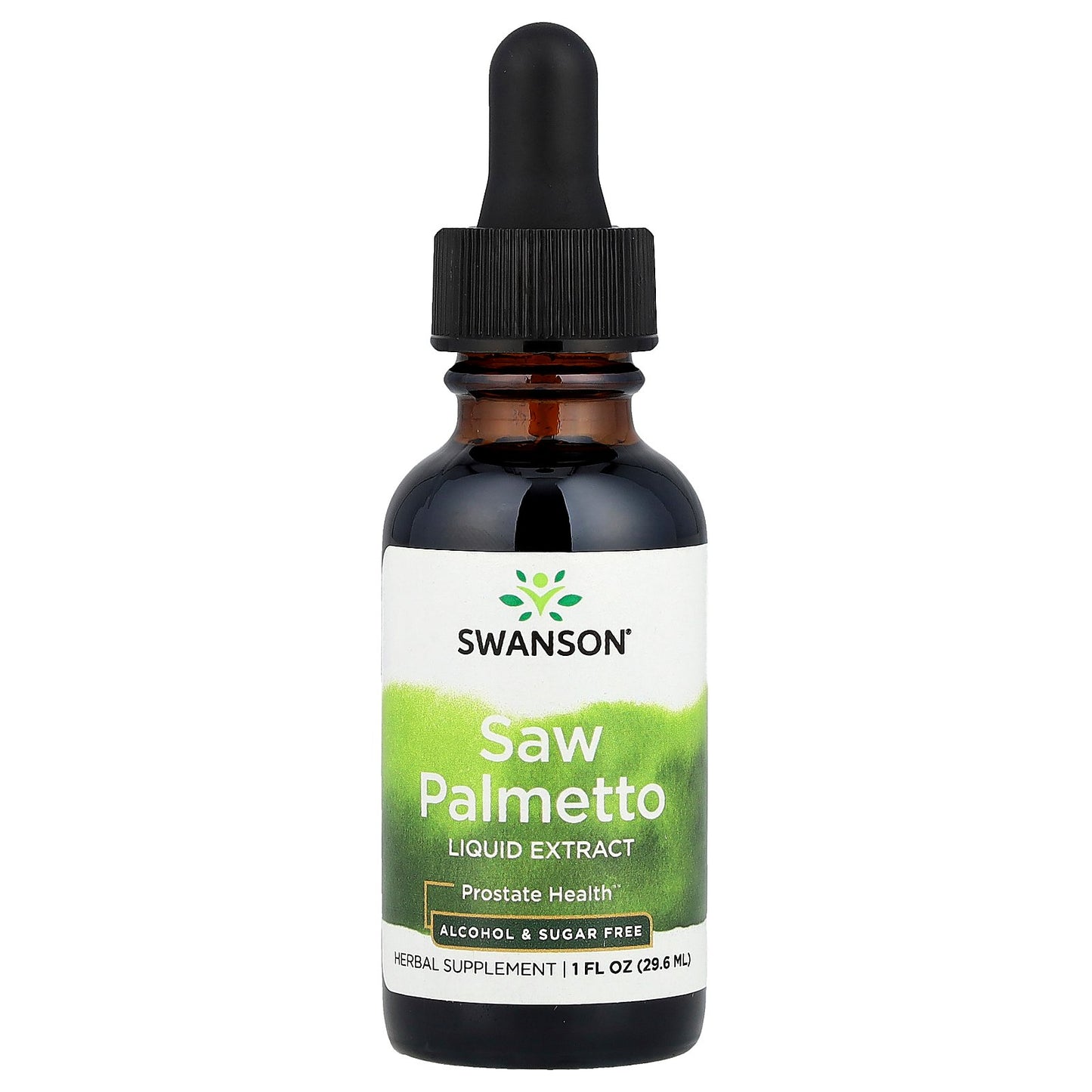 Swanson, Saw Palmetto Liquid Extract, Alcohol & Sugar Free, 1 fl oz (29.6 ml)