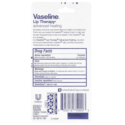 Vaseline, Lip Therapy®, Advanced Healing, 0.35 oz (10 g)