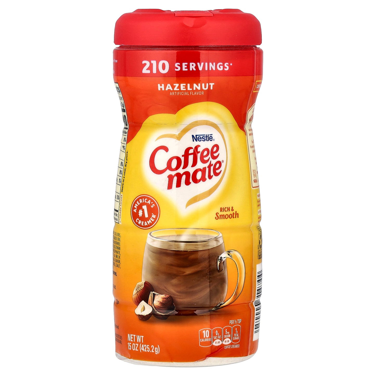 Coffee Mate, Powder Coffee Creamer, Hazelnut, 15 oz (425.2 g)
