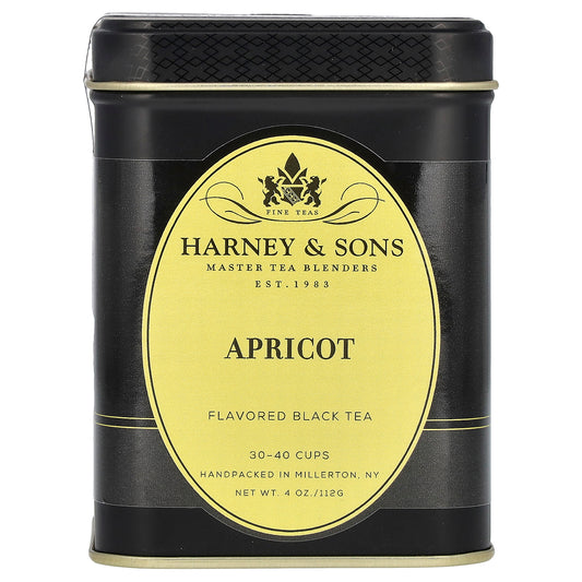 Harney & Sons, Black Tea, Apricot, 4 oz (112 g)