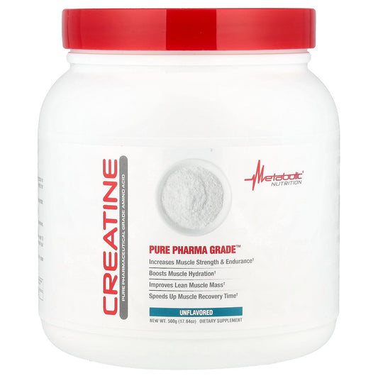 Metabolic Nutrition, Creatine, Unflavored, 17.64 oz (500 g)