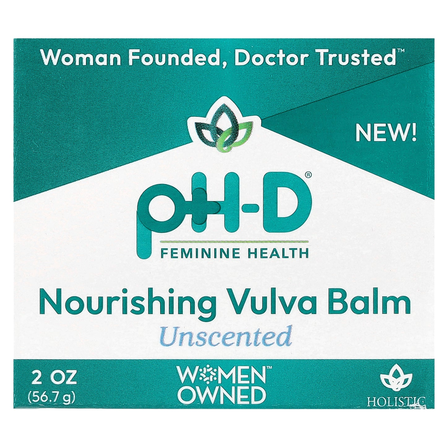 pH-D Feminine Health, Nourishing Vulva Balm, Unscented, 2 oz (56.7 g)