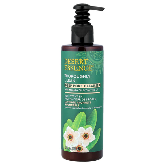 Desert Essence, Thoroughly Clean Deep Pore Cleanser, 8.5 fl oz (250 ml)