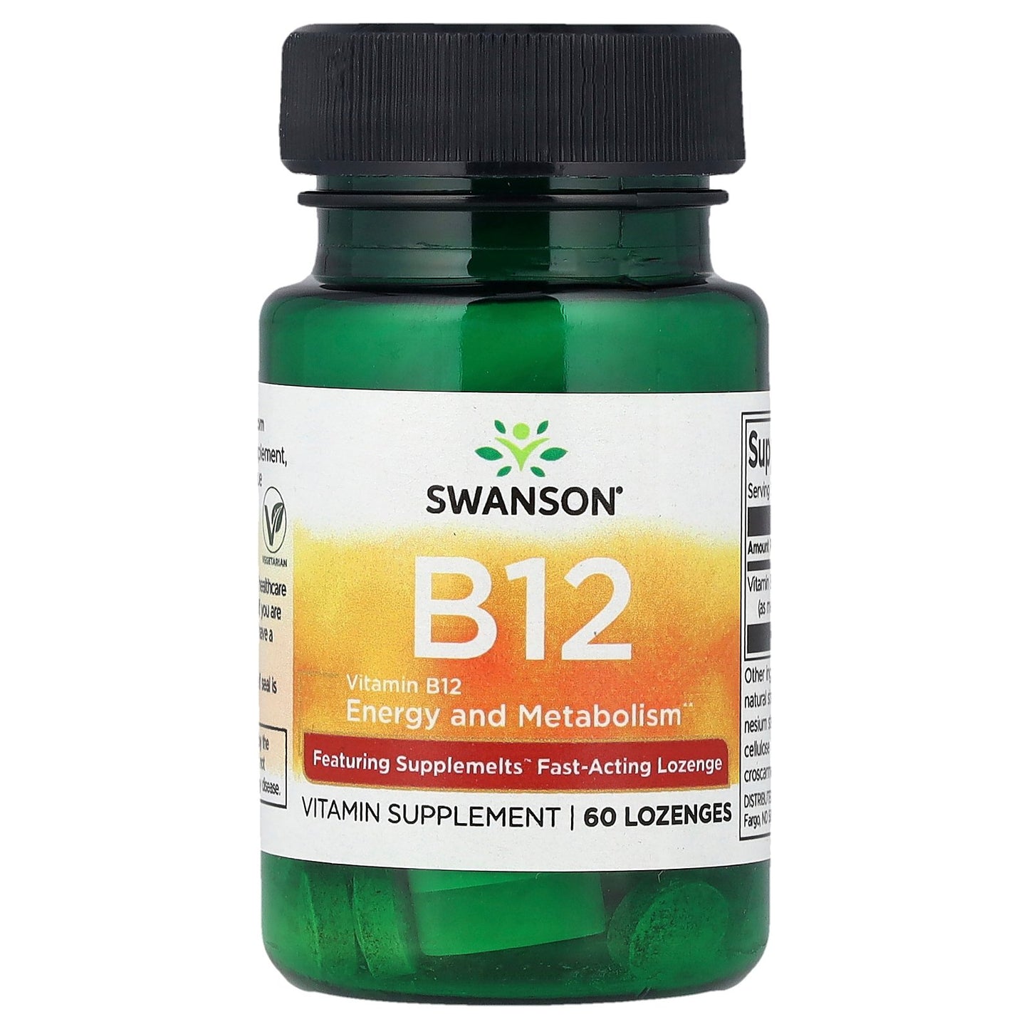 Swanson, Vitamin B12, 60 Lozenges (5,000 mcg per Lozenge)